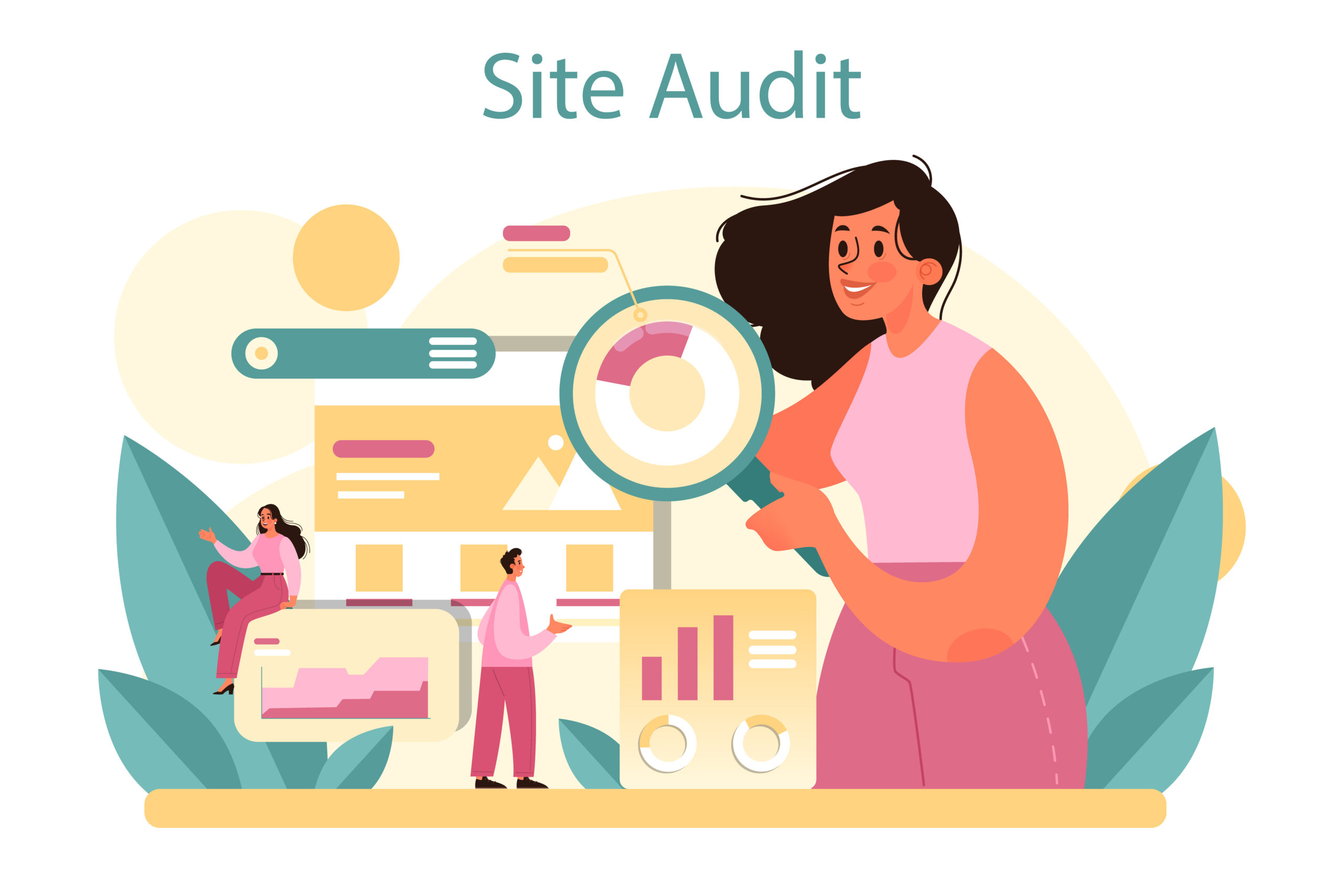The website audit strategy and example image